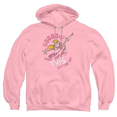 Dexter s Laboratory Button Dee Dee Men s Hoodie S-3XL Officially Licensed