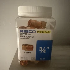 NIBCO MPP604HD34 3/4 in. Copper CXM Adapter (25-Jar)