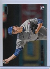 Brady Singer 2021 Topps Stadium Club Black Foil Rookie #216