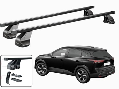 DACHTRÄGER FÜR NISSAN QASHQAI (J12) OHNE HANDLAUF AB 2021- MENABO SCHWARZ