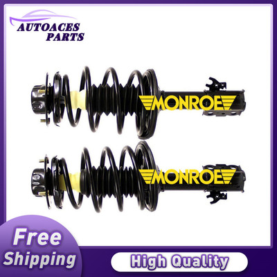 2 Monroe Left+Right Front Struts Shock Coil Springs for Toyota Camry