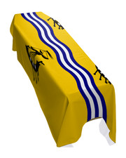 Western Isles Outer Hebrides Coffin Drape Flag - Made To Order in the UK