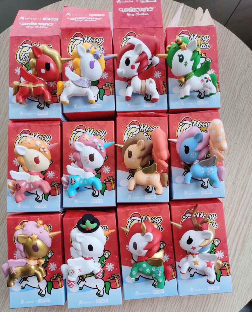Tokidoki Popmart 2018 Christmas Unicorno Snowflake Set of 12Rare
