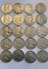 Franklin Half dollar roll circulated