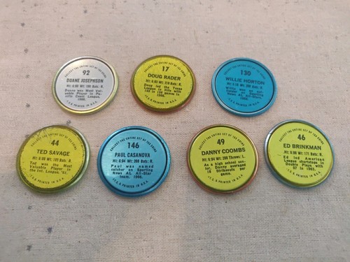 Vintage Collectible 1971 Topps baseball coins.Lot Of 7. Excellent Condition. - Picture 2 of 9