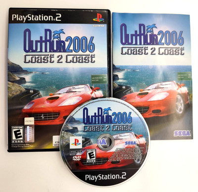 OutRun 2006: Coast 2 Coast (Sony PlayStation 2 PS2, 2006) COMPLETE CIB Tested!