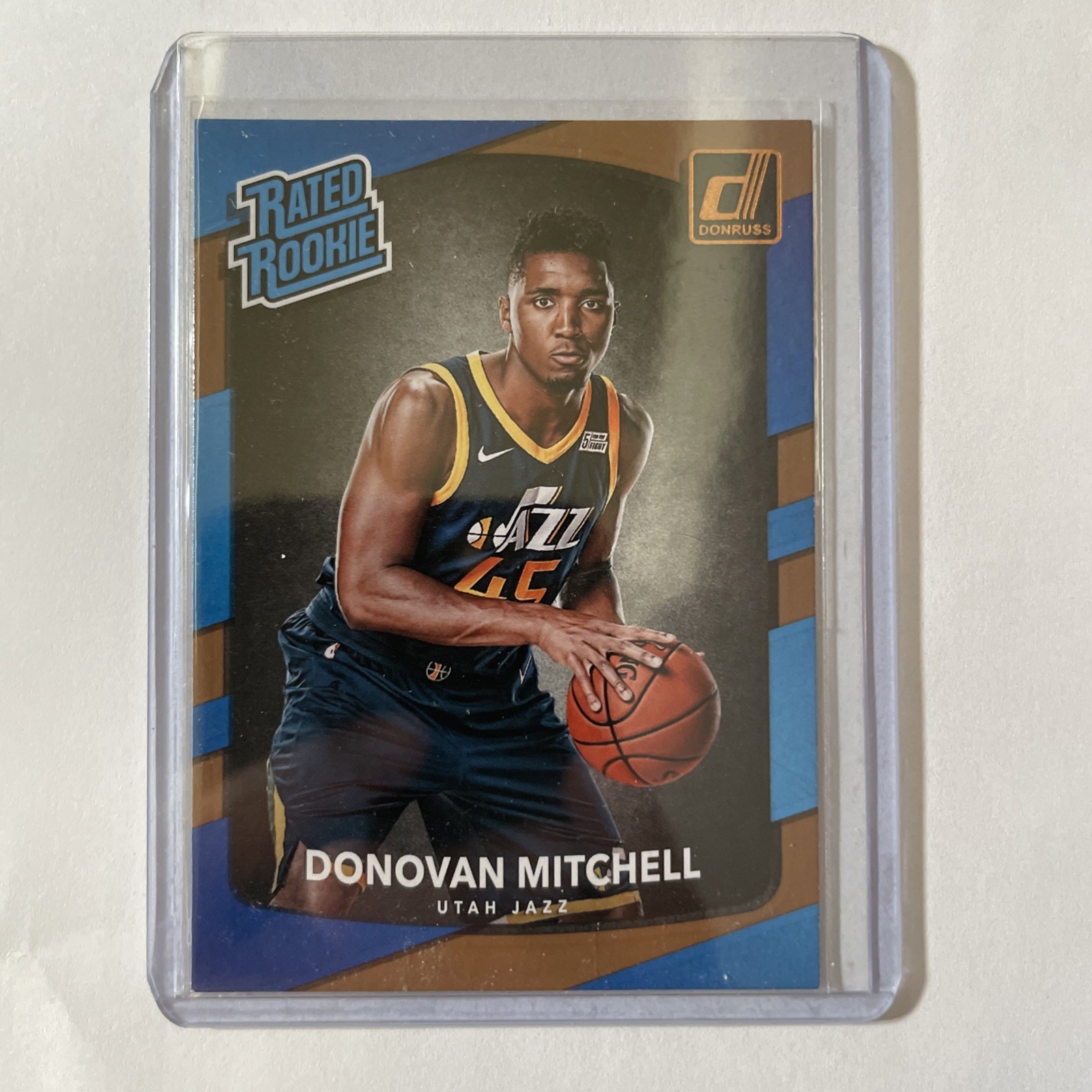 2017-18 Panini Donruss Rated Rookie Donovan Mitchell #188 Rookie RC