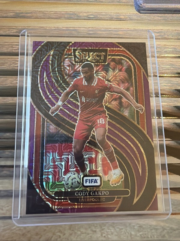 2024-25 Panini Select Fifa - Mezzanine Cody Gakpo #122 Purple Mojo Prizm