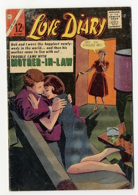 Love Diary #40 Charlton 1965 Lingerie Panel
