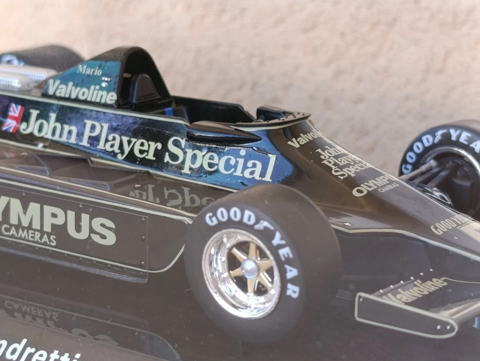 Martini Lotus 79 1978 Mario Andretti Modellino Formula 1 Altaya 1:24 Diecast - Immagine 3 di 4