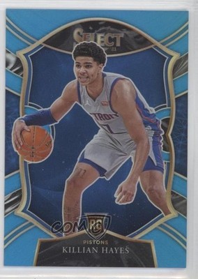 2020 Panini Select Concourse Light Blue Prizm 41/299 Killian Hayes Rookie RC ne1