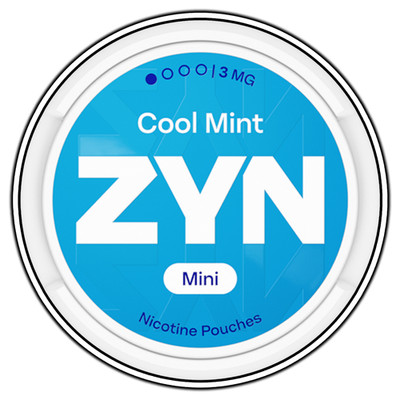 ZYN Cool Mint Mini Logo #2 Sticker Waterproof Vinyl Decal Die-Cut Garage Car