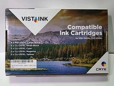 VISTAINK PGI-250XL CLI-251XL Canon Compatible Ink Cartridges High Yield 12pk NIB