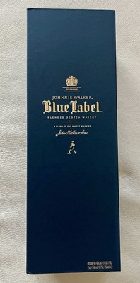 Jonnie Walker Blue Label Blended Scotch Whisky 750ml Empty Box Only