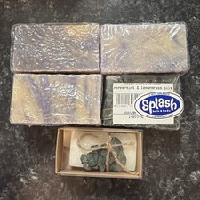 LOT OF 5 HOMEMADE SOAP BARS/ LEMONGRASS Peppe...