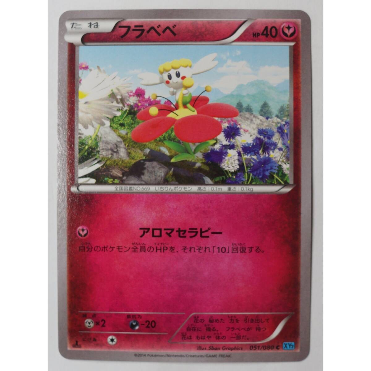Flab b 051 080 C XY2 Pokemon Card Game