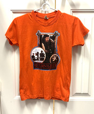 Vintage Star Wars T Shirt Return of the Jedi 1983 orange Large