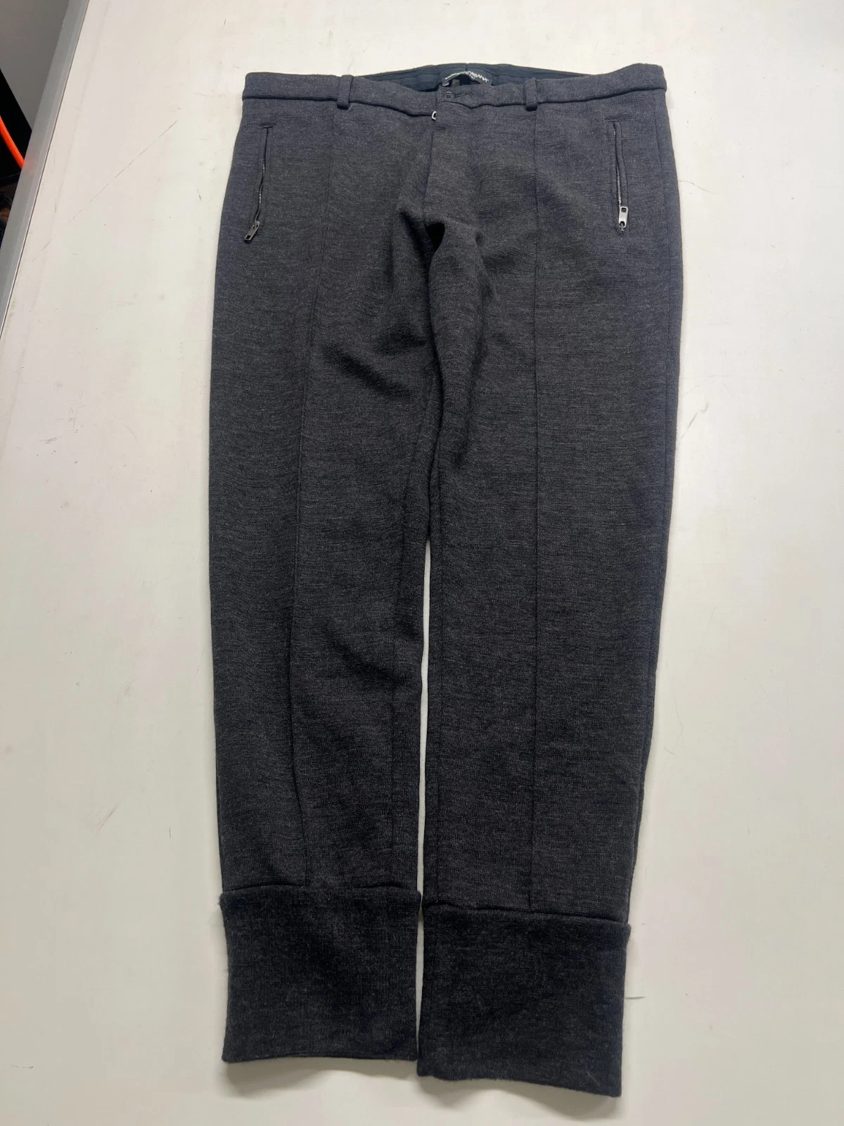 Dolce & Gabbana Wool blend Gray Tapered lounge Casual Joggers Mens Sz 50 Large
