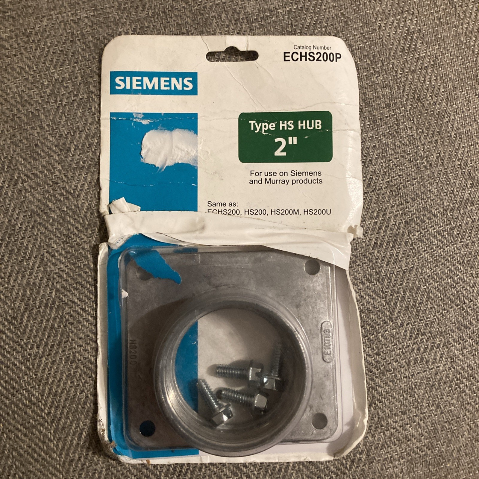 Siemens HS200 2 inch hub for use with type HR and HS hubs Open Box