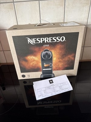 Neue Nespresso CitiZ D113 EU3 Kapselmaschine mit Rechnung! OVP ungeöffnet black