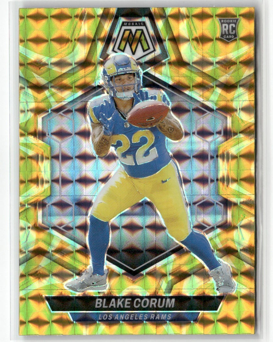 2024 Panini Mosaic- Yellow Reactive Blake Corum RC #368