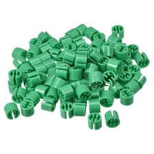 Clothes Hanger Marker Blank Fit 3.5mm Rod for Garment Color Coding Green 300pcs