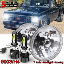 For Chevy C10 C20 C30 Pickup 1962-1980 7 Halo Round Led Headlight Hilo Drl For Chevy C10 C20 C30 Pickup 1962-1980 7 Halo Round Led Headlight Hilo Drl