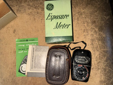 Vintage General Electric GE Light Exposure Meter camera case