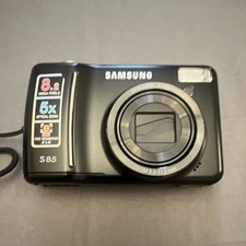 Samsung Digimax S85 Compact Digital Camera 8.2MP 5x Optical Zoom Black Case