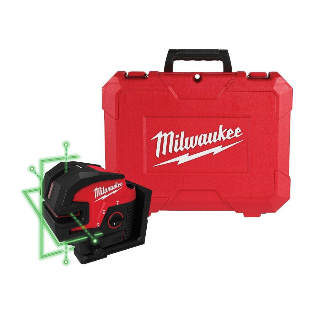 Зеленая лазерная поперечная линия Milwaukee M12 и 4 точки простой инструмент 105190₽