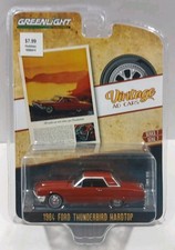 Greenlight 1964 FORD THUNDERBIRD HARDTOP 1:64 Diecast - Vintage Ad Cars Series 7