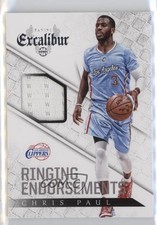 2014-15 Panini Excalibur Ringing Endorsements Jerseys Chris Paul #8 oi5