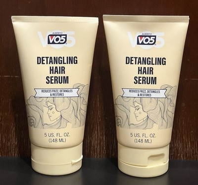 Alberto V05 Detangling Hair Serum for All Hair . 5 Fl Oz. Set Of 2.