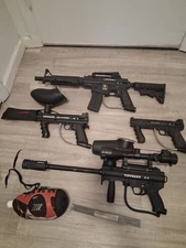 Tippman Paintball Marker Lot. Alpha Black. A5. 98 Custom. UNTESTED