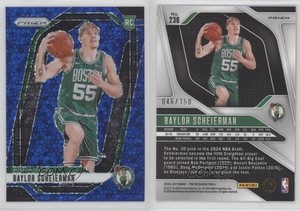 2024-25 Panini Prizm Fast Break Blue /150 Baylor Scheierman #236 Rookie RC