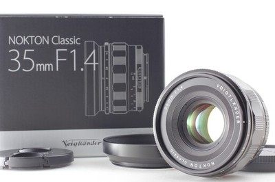 Top Mint w/Box Hood : Voigtlander Nokton Classic 35mm f1.4 Sony E Mount JAPAN