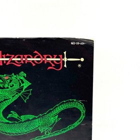 NES Wizardry Proving Grounds of the Mad Overlord Manual Only (No Game) Nintendo