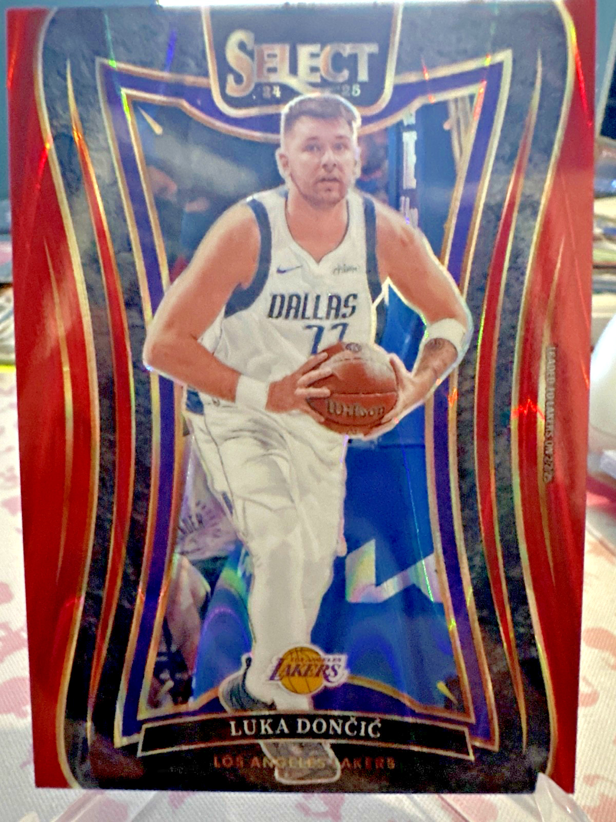 2024 select luka doncic mezzanine red tectonic /65