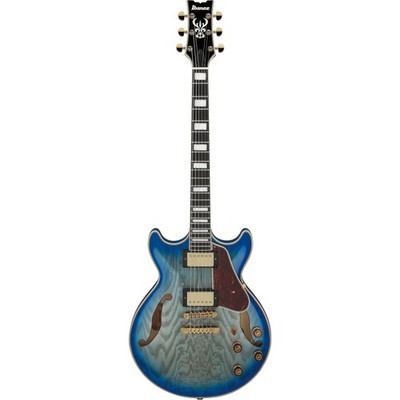 Ibanez Artcore AM93QA-JBB Jet Blue Burst - Ibanez E-Gitarre