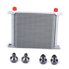 30 Row AN10-10AN Stacked Plate Oil Cooler With 6AN 8AN Adapter 30 Row-SI