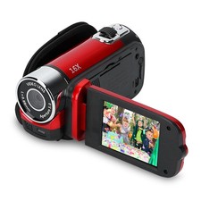 HD 1080P Digital Video Camcorder 2.7" 16X Zoom DV Camera 270° Rotation Kid Light