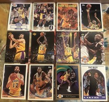 Vintage 90’s Los Angeles Lakers Basketball Card Lot - Near Mint #3