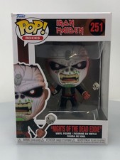 Funko POP! Figura Vinilo Rocks Iron Maiden Nights of the Dead Eddie #251 DAÑADA