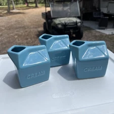 (Lot Of 3) Home Essentials Cream Ceramic Containers