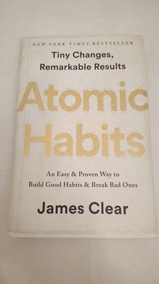 Atomic Habits James Clear Hardcover 2018 Self Help Productivity Book