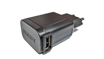 Philips Schwarz USB UK 2 Pin Ladegerät für Sonicare HX9* (siehe Beschreibung)