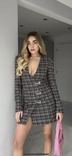 100 Authentic ZARA Structured Blazer Dress 89.90 Tax Size: XS