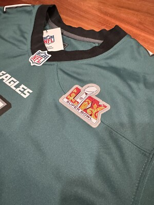 Nike Jalen Hurts Midnight Green Philadelphia Eagles Super Bowl LIX