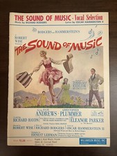 The Sound of Music Vocal Selection 1959 Sheet Music Great Condition