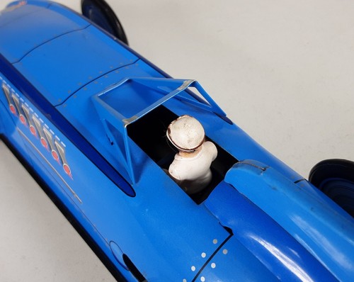 Shylling Toys, Bluebird Land Speed Record Car, Federwerk, Blech, NO Box #CW413 - Picture 11 of 15